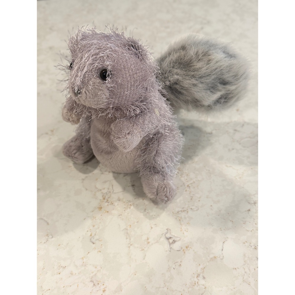 Y2K collectible Ganz Webkinz Gray Squirrel Plush Stuffed Animal No Code‎ HM118